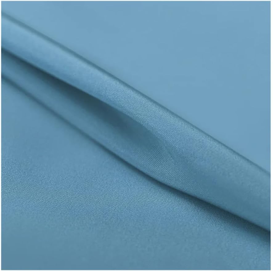 Satin Fabric, Crepe De Chine Fabric 30mm 99% Silk 114cm Width 7 Meters Multicolor(27)