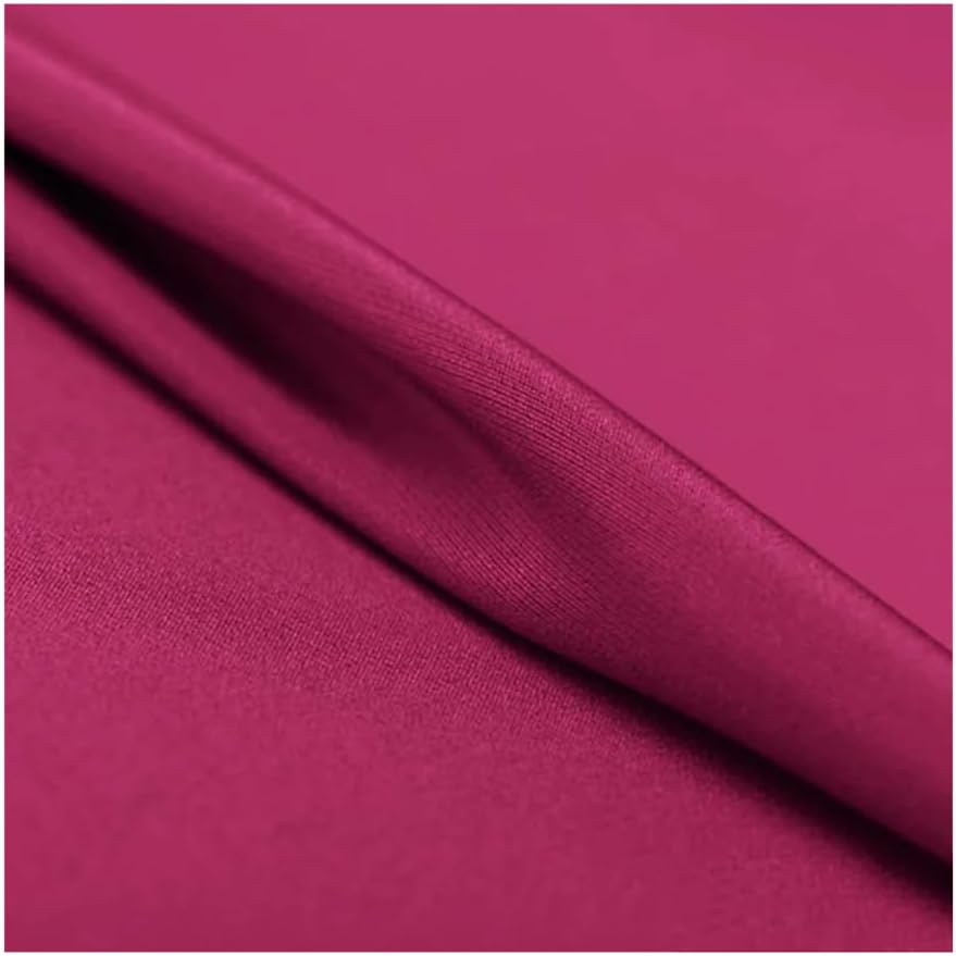 Satin Fabric, Crepe De Chine Fabric 30mm 99% Silk 114cm Width 7 Meters Multicolor(27)