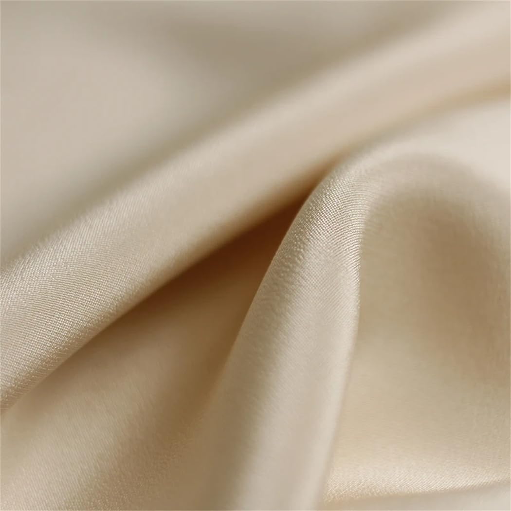 Satin Fabric, Crepe De Chine Fabric 30mm 99% Silk 114cm Width 7 Meters Multicolor(27)