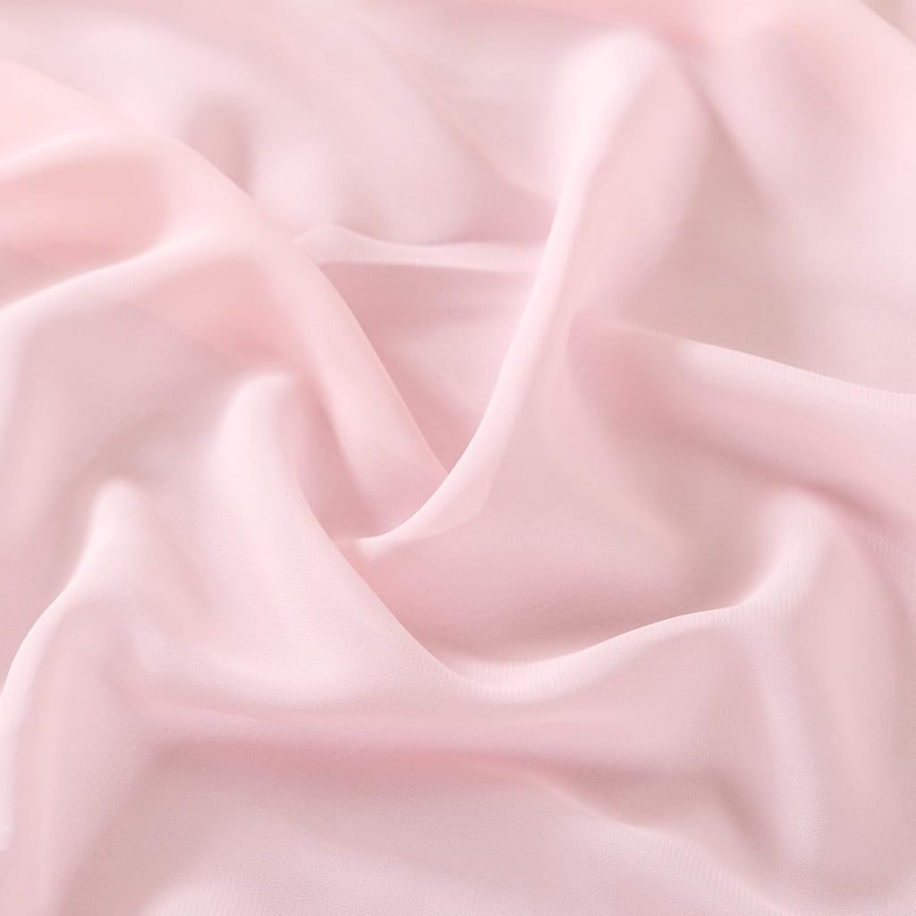 Terracotta Chiffon Fabric by The Yard Continuous Sheer Arch Fabric 3 Yards