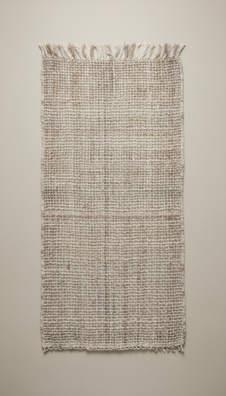 Parchment silk handwoven scarf