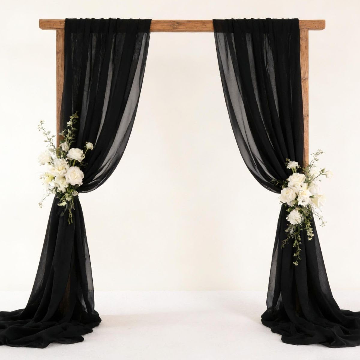 Terracotta Chiffon Fabric by The Yard Continuous Sheer Arch Fabric 3 Yards