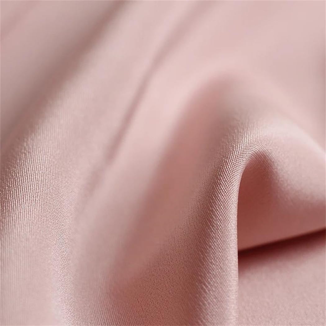 Satin Fabric, Crepe De Chine Fabric 30mm 99% Silk 114cm Width 7 Meters Multicolor(27)