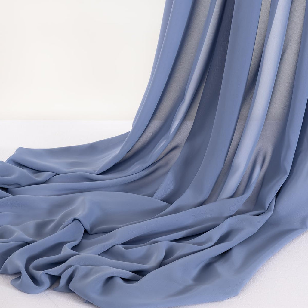 Terracotta Chiffon Fabric by The Yard Continuous Sheer Arch Fabric 3 Yards