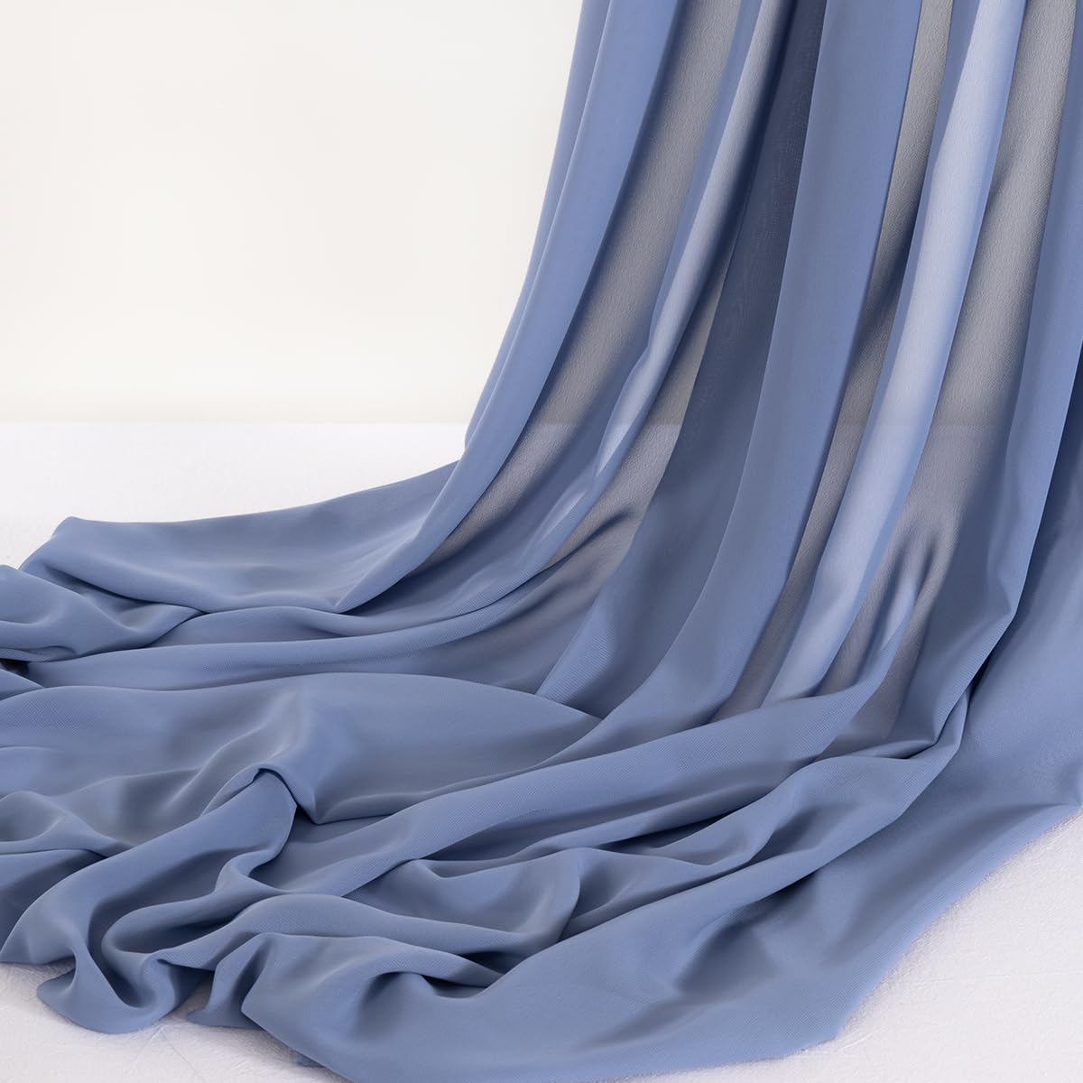 Terracotta Chiffon Fabric by The Yard Continuous Sheer Arch Fabric 3 Yards