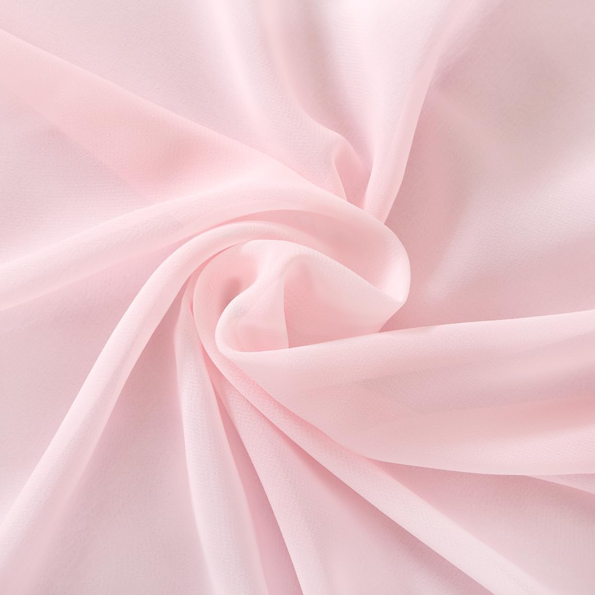 Terracotta Chiffon Fabric by The Yard Continuous Sheer Arch Fabric 3 Yards