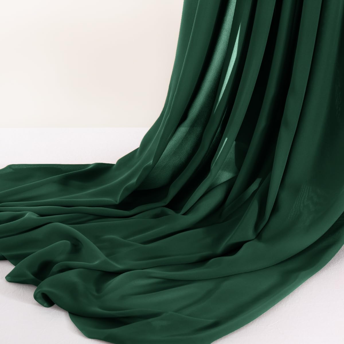 Terracotta Chiffon Fabric by The Yard Continuous Sheer Arch Fabric 3 Yards