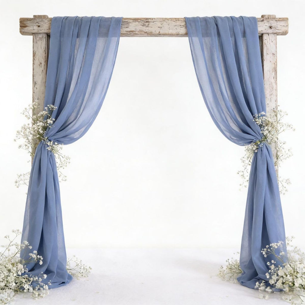 Terracotta Chiffon Fabric by The Yard Continuous Sheer Arch Fabric 3 Yards