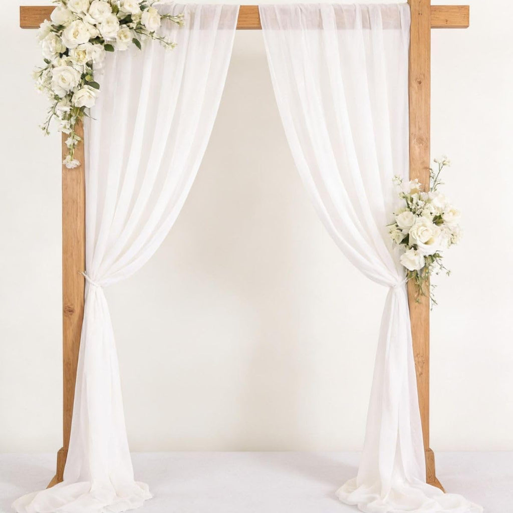 Terracotta Chiffon Fabric by The Yard Continuous Sheer Arch Fabric 3 Yards