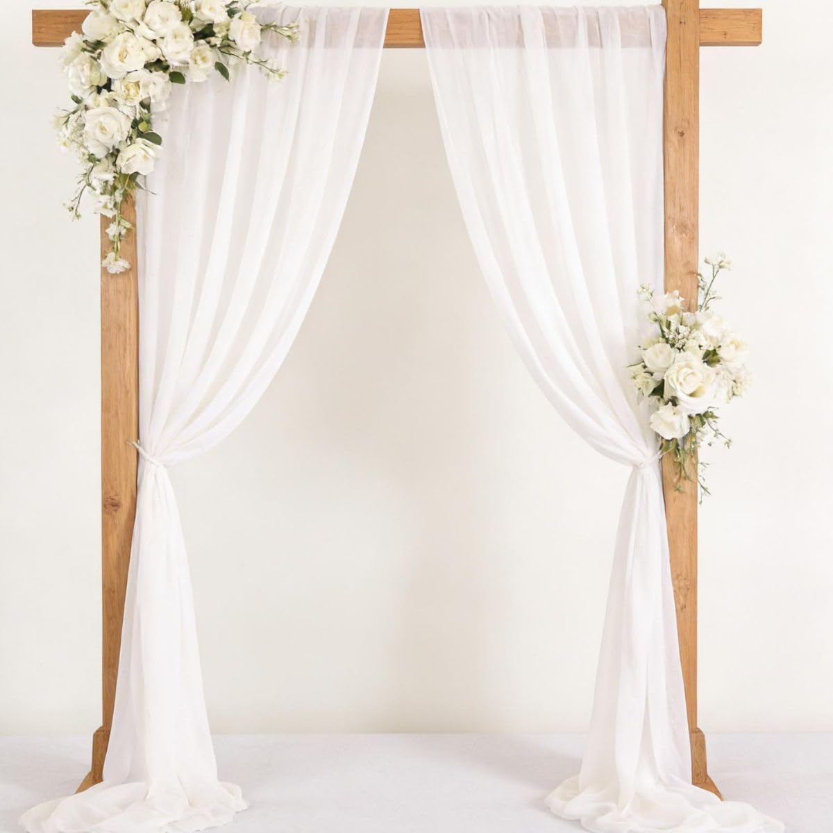 Terracotta Chiffon Fabric by The Yard Continuous Sheer Arch Fabric 3 Yards