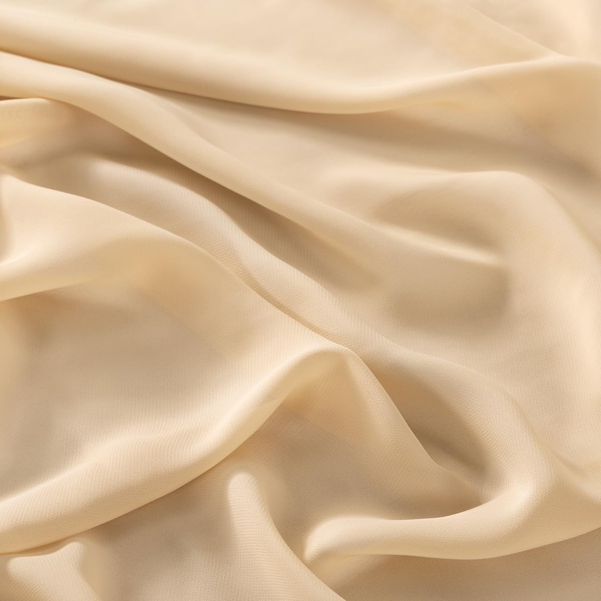 Terracotta Chiffon Fabric by The Yard Continuous Sheer Arch Fabric 3 Yards