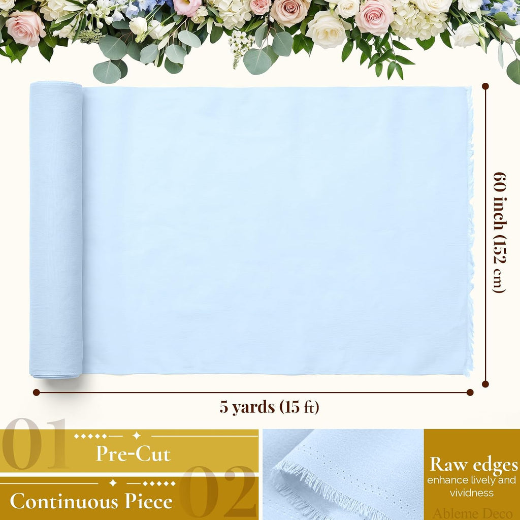 Chiffon Fabric by The Yard 60" x 5 Yards, Soft Sheer Draping (Amber Yellow)