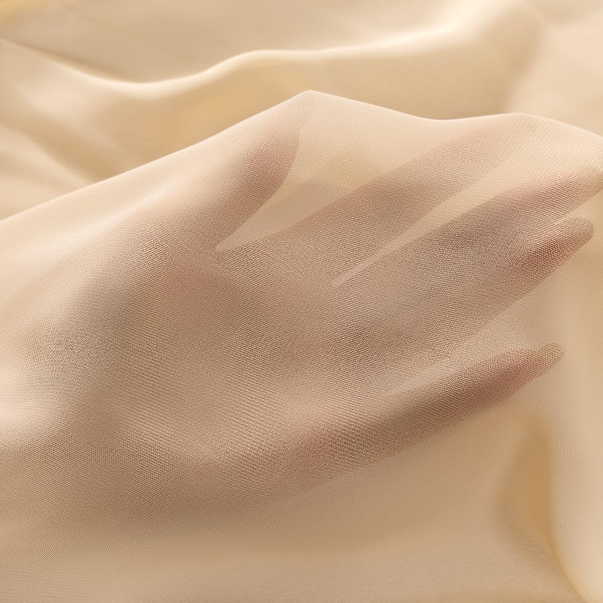 Terracotta Chiffon Fabric by The Yard Continuous Sheer Arch Fabric 3 Yards