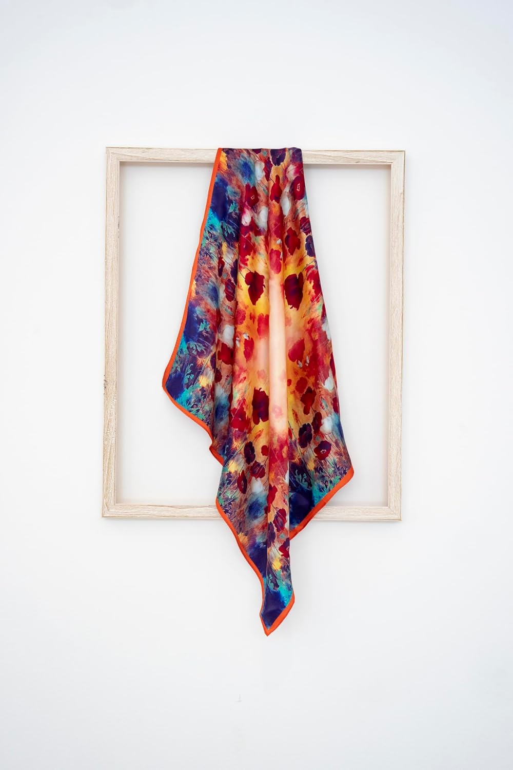 KY Stories 53x53CM 100% Pure Mulberry Silk Scarf for Women