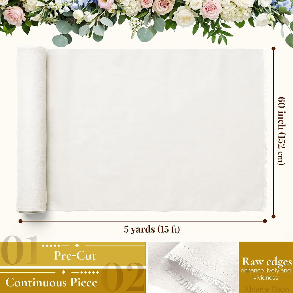 Chiffon Fabric by The Yard 60" x 5 Yards, Soft Sheer Draping (Amber Yellow)