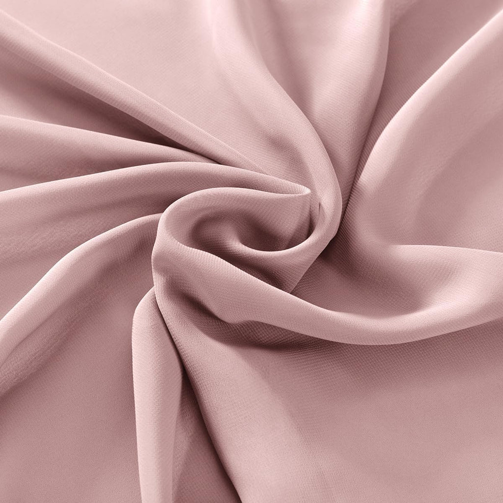 Terracotta Chiffon Fabric by The Yard Continuous Sheer Arch Fabric 3 Yards