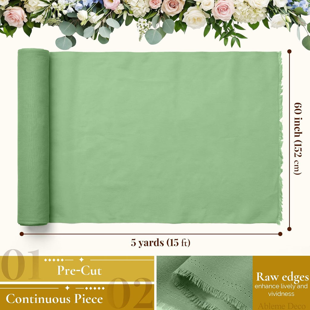 Chiffon Fabric by The Yard 60" x 5 Yards, Soft Sheer Draping (Amber Yellow)