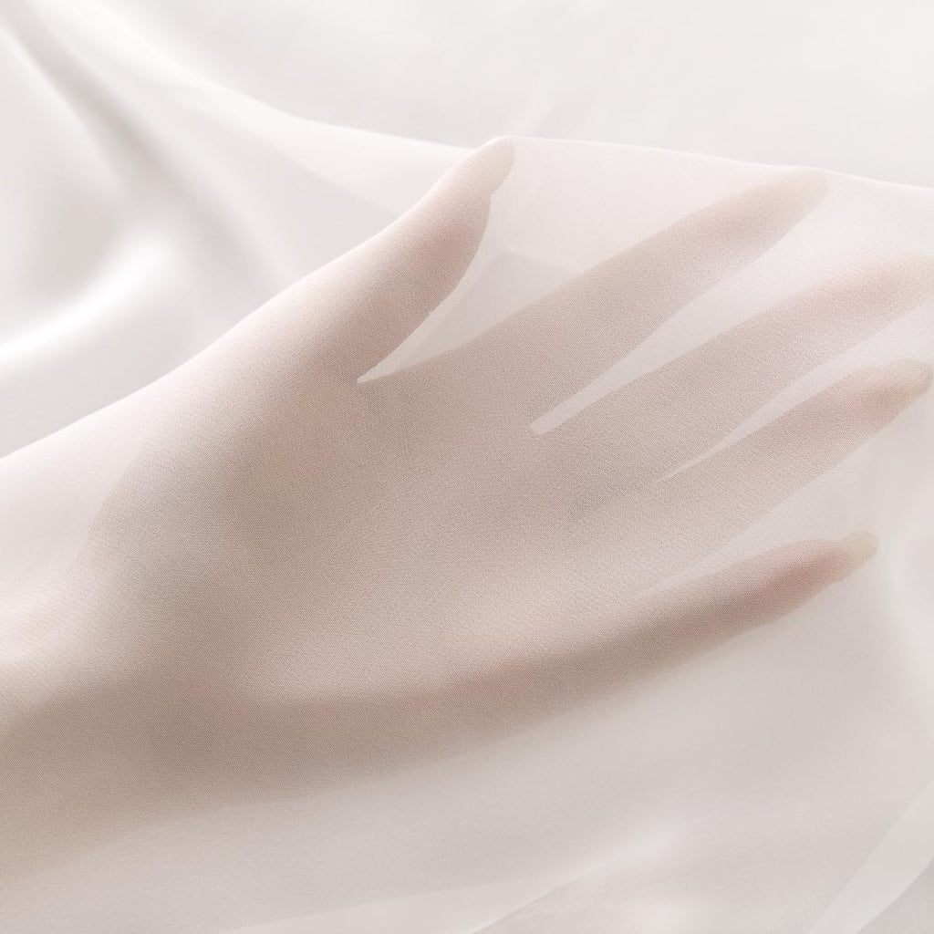 Terracotta Chiffon Fabric by The Yard Continuous Sheer Arch Fabric 3 Yards