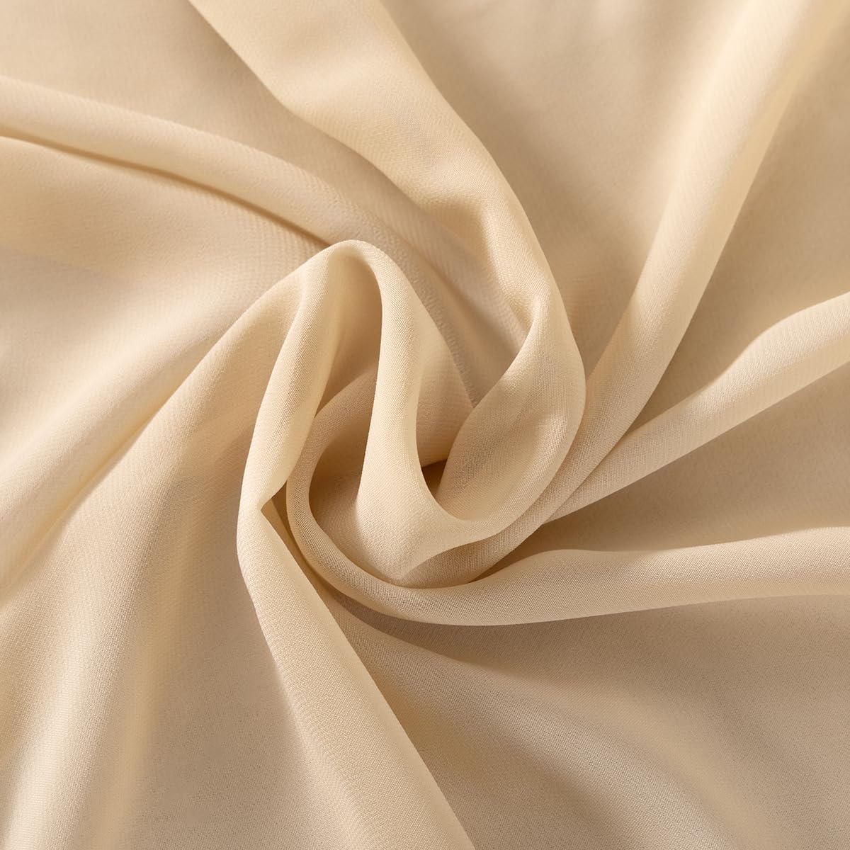 Terracotta Chiffon Fabric by The Yard Continuous Sheer Arch Fabric 3 Yards