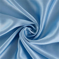 55'' Width 19 Momme 100 Percent Pure Silk Fabric 6A Grade Natural Mulberry Charmeuse Fabric for Sewing Pajamas,Pillowcase,Clothes DIY Crafts(SkyBlue,1 Yd)