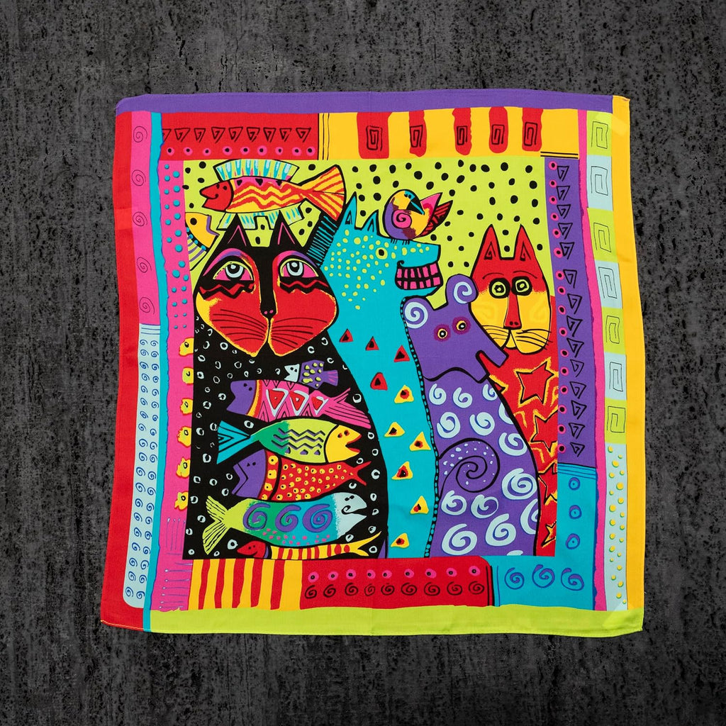 KY Stories 53x53CM 100% Pure Mulberry Silk Scarf for Women