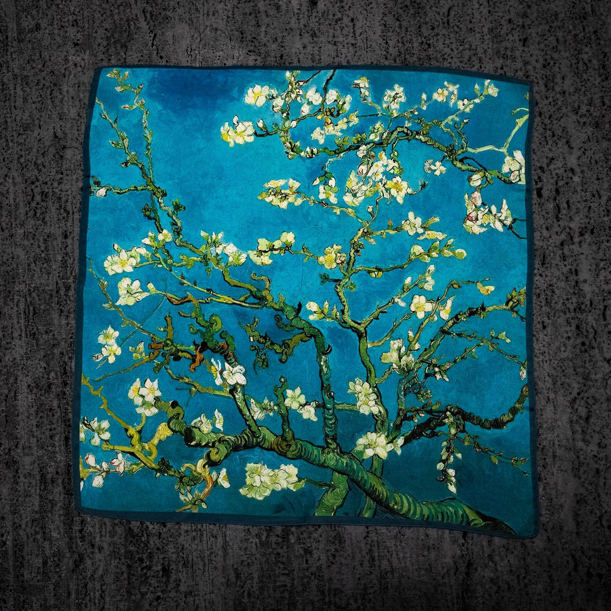 KY Stories 53x53CM 100% Pure Mulberry Silk Scarf for Women