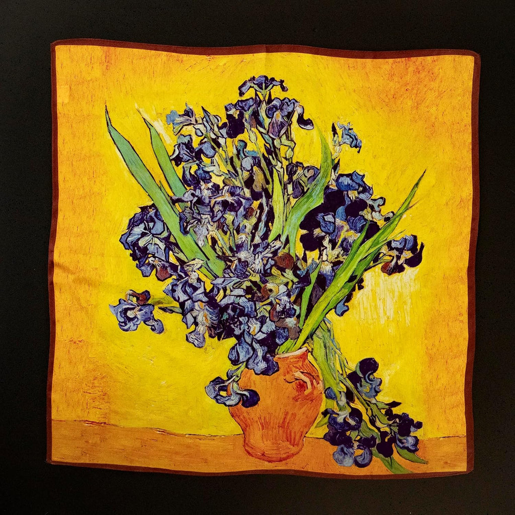 KY Stories 53x53CM 100% Pure Mulberry Silk Scarf for Women