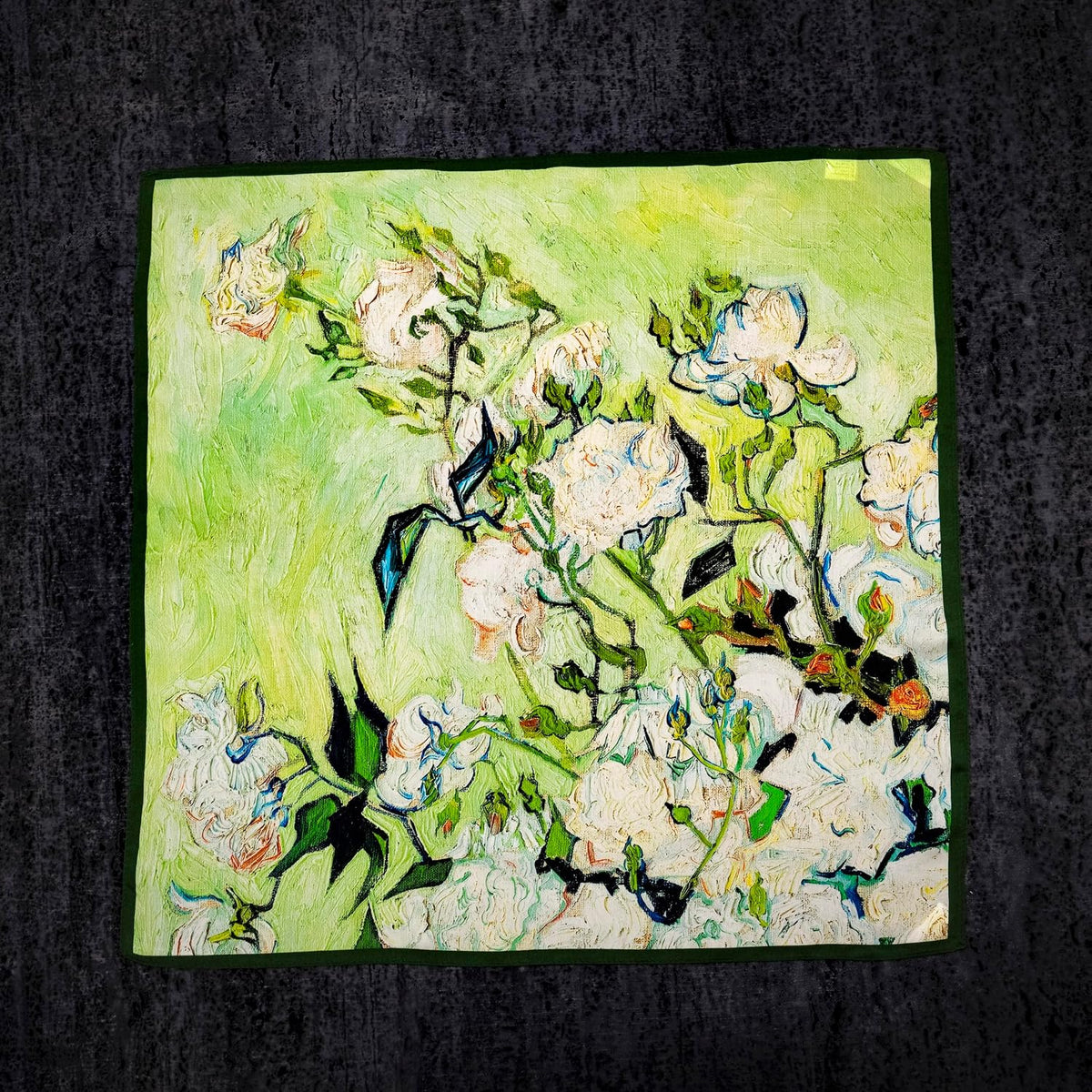 KY Stories 53x53CM 100% Pure Mulberry Silk Scarf for Women